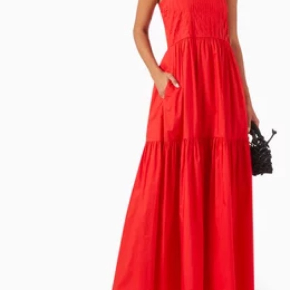 Sugar Lips Penelope Maxi Dress in Cotton-voile
Square Neckline Long Dress - Picture 2 of 8